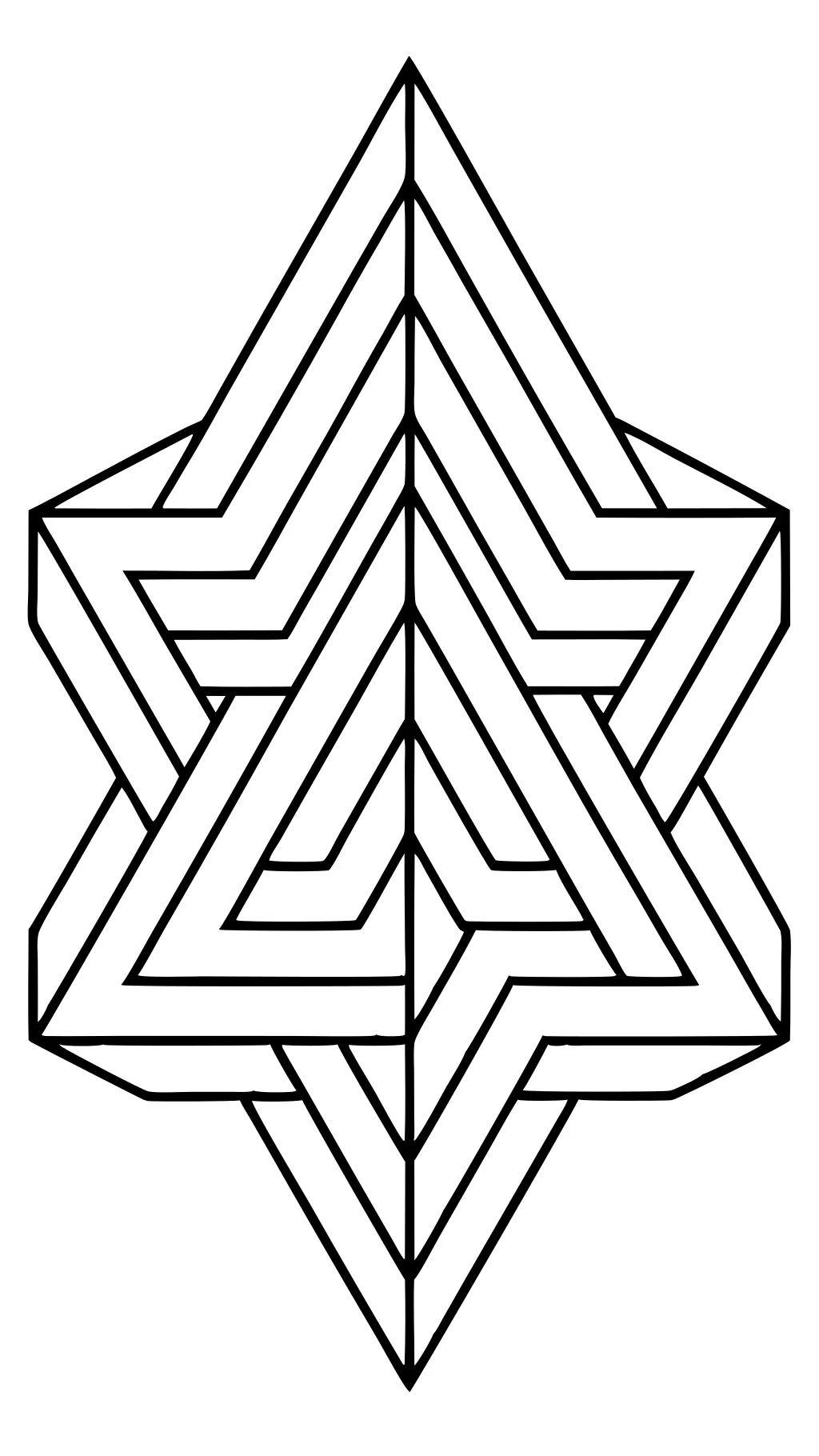 visual illusion coloring pages